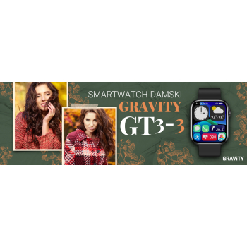 Smartwatch Damski Gravity GT3-3