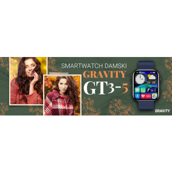 Smartwatch Damski Gravity GT3-5