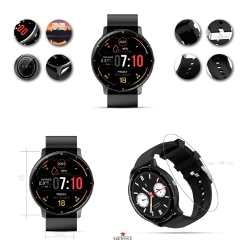 Smartwatch Giewont GW120-2 PRO Czarny