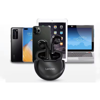 Słuchawki bezprzewodowe douszne Lenovo HT38 Czarne