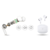Słuchawki bezprzewodowe Giewont RealSound PRO ANC ENC GWS800-2 Białe