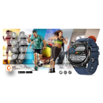 Smartwatch Gravity GT21-5 + Granatowy Pasek Silikonowy