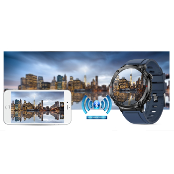 Smartwatch Gravity GT21-5 + Granatowy Pasek Silikonowy