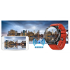 Smartwatch Gravity GT21-6 + Czerwony Pasek Silikonowy