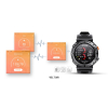 Smartwatch Veltori VT130-1 Czarny Pasek Silikonowy