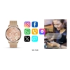 Smartwatch Damski Veltori VT300-1 Złota Bransoleta