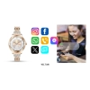 Smartwatch Damski Veltori VT350-1 Bransoleta Różowe Złoto