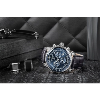 Zegarek Męski ZEPPELIN 100 Yahre 7680-3 + BOX