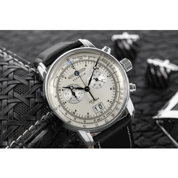 Zegarek Męski ZEPPELIN 100 Yahre 7690-1 + BOX