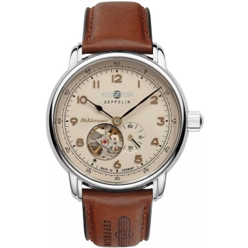 Zegarek Męski ZEPPELIN Mediterranee Open Heart Automatic 9666-5 + BOX