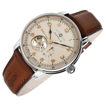 Zegarek Męski ZEPPELIN Mediterranee Open Heart Automatic 9666-5 + BOX