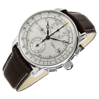 Zegarek Męski Zeppelin 100 Yahre Chronograph 8670-1 + BOX