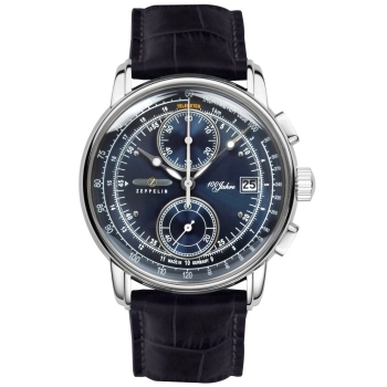 Zegarek Męski ZEPPELIN 100 Yahre Chronograph 8670-3 + BOX