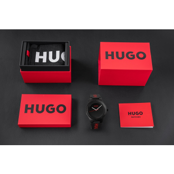 Zegarek Męski Hugo Lit For Him Black 1530343 + BOX