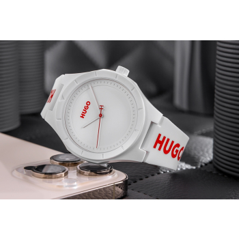 Zegarek Męski Hugo Lit For Him White 1530345 + BOX