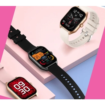 Smartwatch Damski Rubicon RNCF03-5 Różowe złoto + 2 Paski