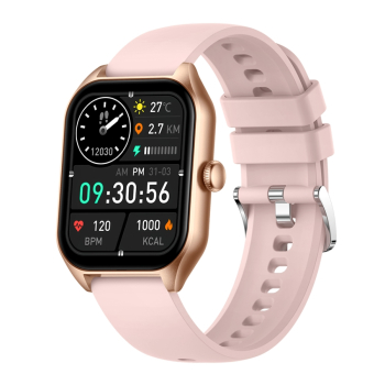 Smartwatch Damski Rubicon RNCF03-5 Różowe złoto + 2 Paski