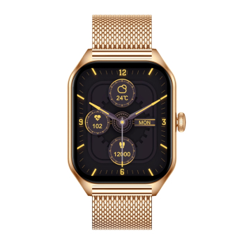 Smartwatch Damski Rubicon RNCF03-5 Różowe złoto + 2 Paski