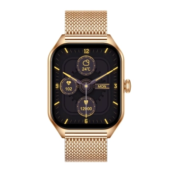 Smartwatch Damski Rubicon RNCF03-5 Różowe złoto + 2 Paski