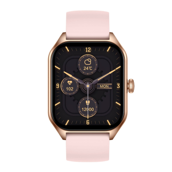 Smartwatch Damski Rubicon RNCF03-5 Różowe złoto + 2 Paski