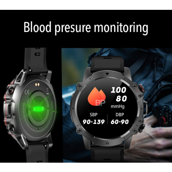 Smartwatch Męski Rubicon RNCF18-1 BLACK Bransoleta + Pasek
