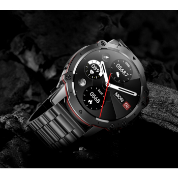 Smartwatch Męski Rubicon RNCF18-1 BLACK Bransoleta + Pasek
