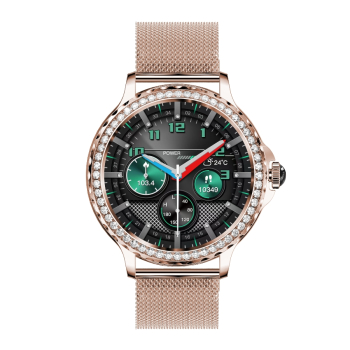 Smartwatch Damski Rubicon RNCF19-1 Różowe Złoto  Bransoleta + Pasek