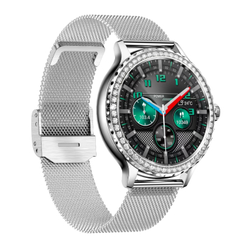 Smartwatch Damski Rubicon RNCF19-1 Silver  Bransoleta + Pasek