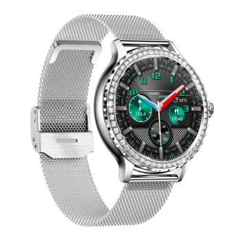 Smartwatch Damski Rubicon RNCF19-1 Silver  Bransoleta + Pasek