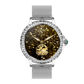 Smartwatch Damski Rubicon RNCF19-1 Silver  Bransoleta + Pasek