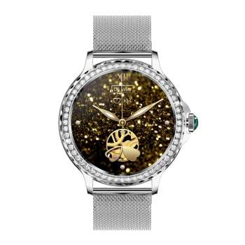 Smartwatch Damski Rubicon RNCF19-1 Silver  Bransoleta + Pasek