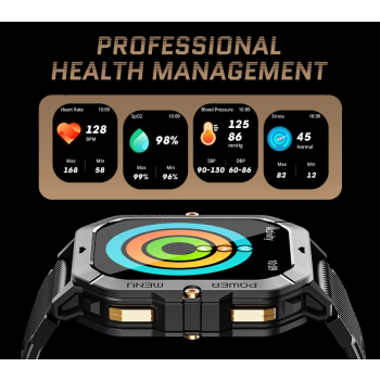 Smartwatch Męski Rubicon RNCF23-1 BLACK