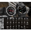 Smartwatch Męski Rubicon RNCF25-1 BLACK