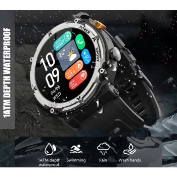 Smartwatch Męski Rubicon RNCF25-1 BLACK