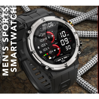 Smartwatch Męski Rubicon RNCF25-1 BLACK