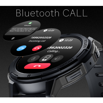 Smartwatch Męski Rubicon RNCF26-1 BLACK
