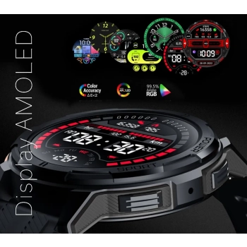 Smartwatch Męski Rubicon RNCF26-1 BLACK