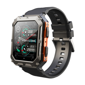 Smartwatch Męski Rubicon RNCF27 BLACK/ORANGE