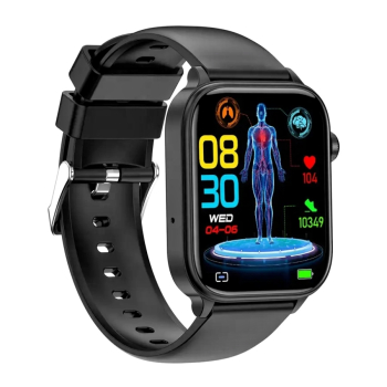 Smartwatch Męski Rubicon RNCF33 BLACK + Pasek Granatowy