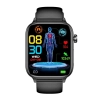 Smartwatch Męski Rubicon RNCF33 BLACK + Pasek Bordowy