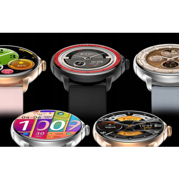 Smartwatch Damski Rubicon RNCF35 BLACK Bransoleta + Pasek