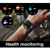 Smartwatch Męski Rubicon RNCF37-1 GPS BLACK