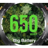 Smartwatch Męski Rubicon RNCF37-1 GPS BLACK