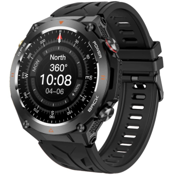 Smartwatch Męski Rubicon RNCF37-1 GPS BLACK