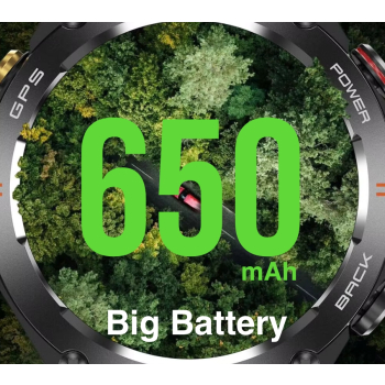 Smartwatch Męski Rubicon RNCF37-1 GPS BLACK