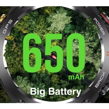 Smartwatch Męski Rubicon RNCF37-1 GPS BLACK