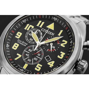 Zegarek Męski CITIZEN Super Titanium Eco-Drive AT2480-81E + BOX