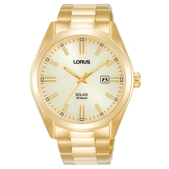 Zegarek Męski LORUS Solar Gold RX338AX9 + BOX