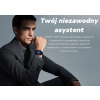 Smartwatch Damski GRAVITY GT15-10 Biały Pasek Silikonowy + Złota Bransoleta