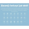 Smartwatch Damski GRAVITY GT15-10 Biały Pasek Silikonowy + Złota Bransoleta